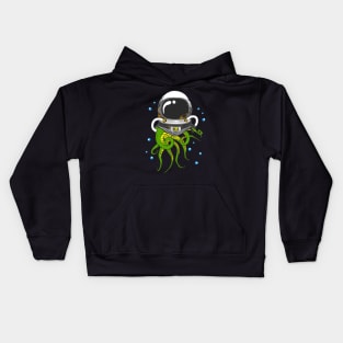 Astronaut Octopus Kraken Kids Hoodie